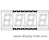 0,3-Zoll-4-stellige 7-Segment-SMD-Anzeige